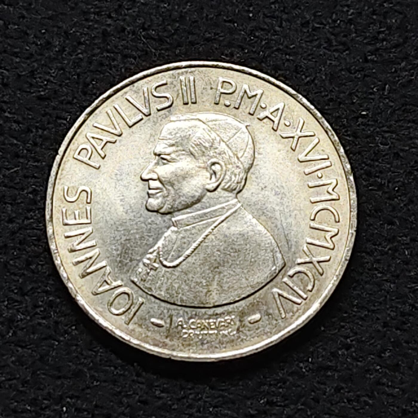 【全场包邮】纯粹捡漏拍484场（免费代拍第21场） 梵蒂冈1994年约翰·保罗二世100里拉-轮椅篮球