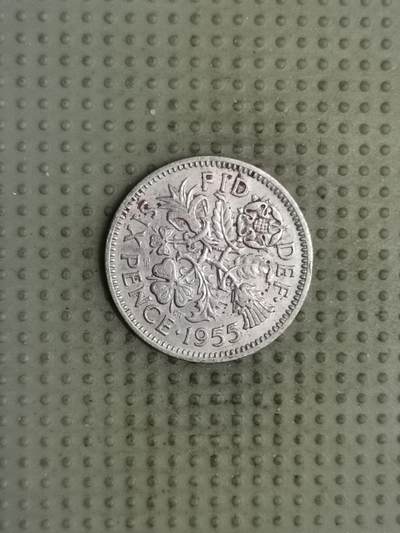 2025年第137场各国散币拍卖（总第137场） - 英国1955年6便士