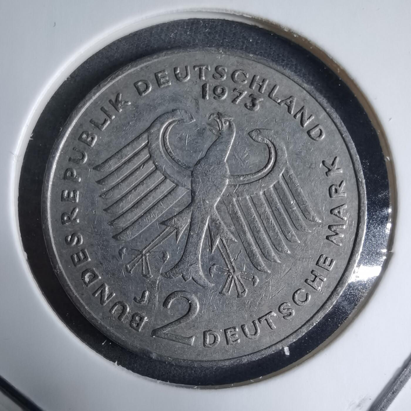 沼泽如烟--第926场 德国1973年2马克