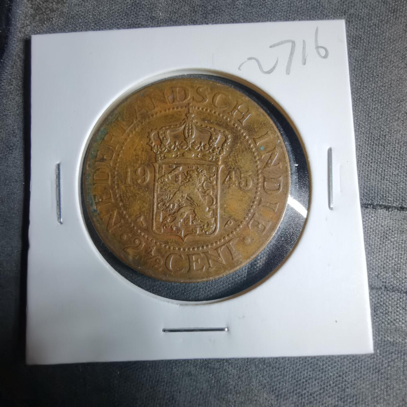 沼泽如烟--第927场 荷属东印度1945年2.5分