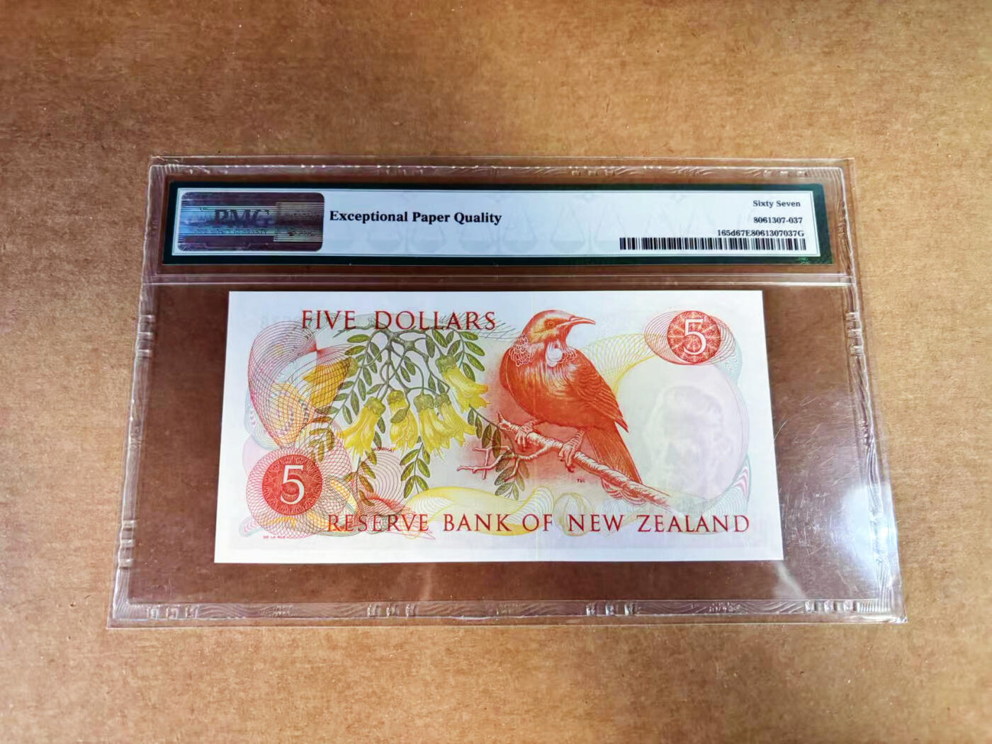 【Blue Auction】世界纸币精拍第760期——18级TOP拍卖/信誉/品质/专业/高效💫 新西兰 1977-81年5元 高冠女王 PMG67EPQ 