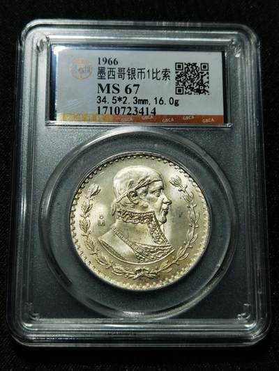 天下钱庄专场欢迎参拍 - 墨西哥一比索银币