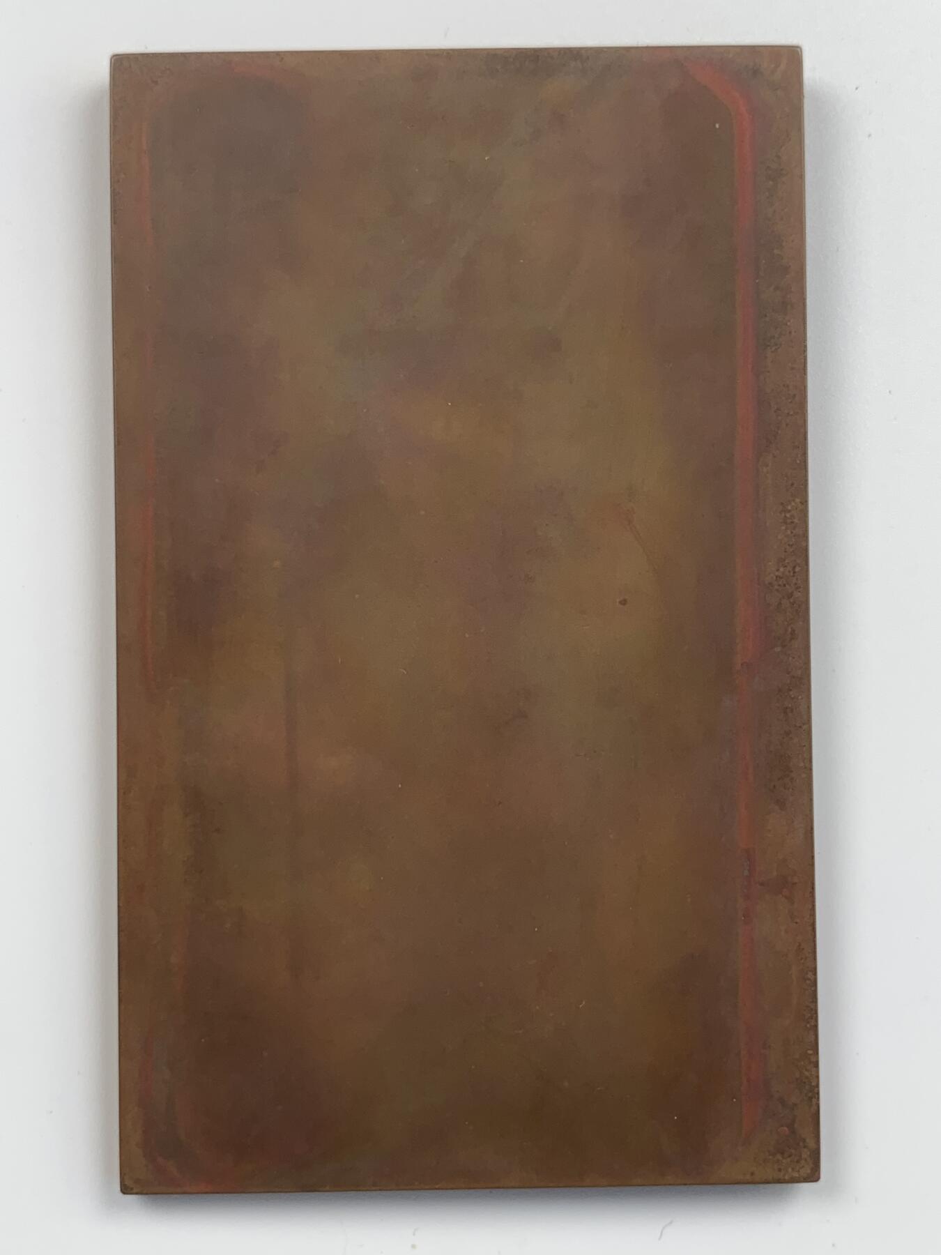 掌中浮雕-藏着的欧洲第045场  1934年法国丽达与天鹅单面铜章, 62×100mm，246g