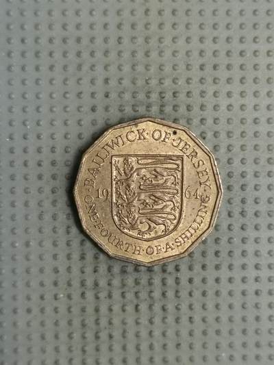 2025年第137场各国散币拍卖（总第137场） - 泽西岛1964年1/4先令