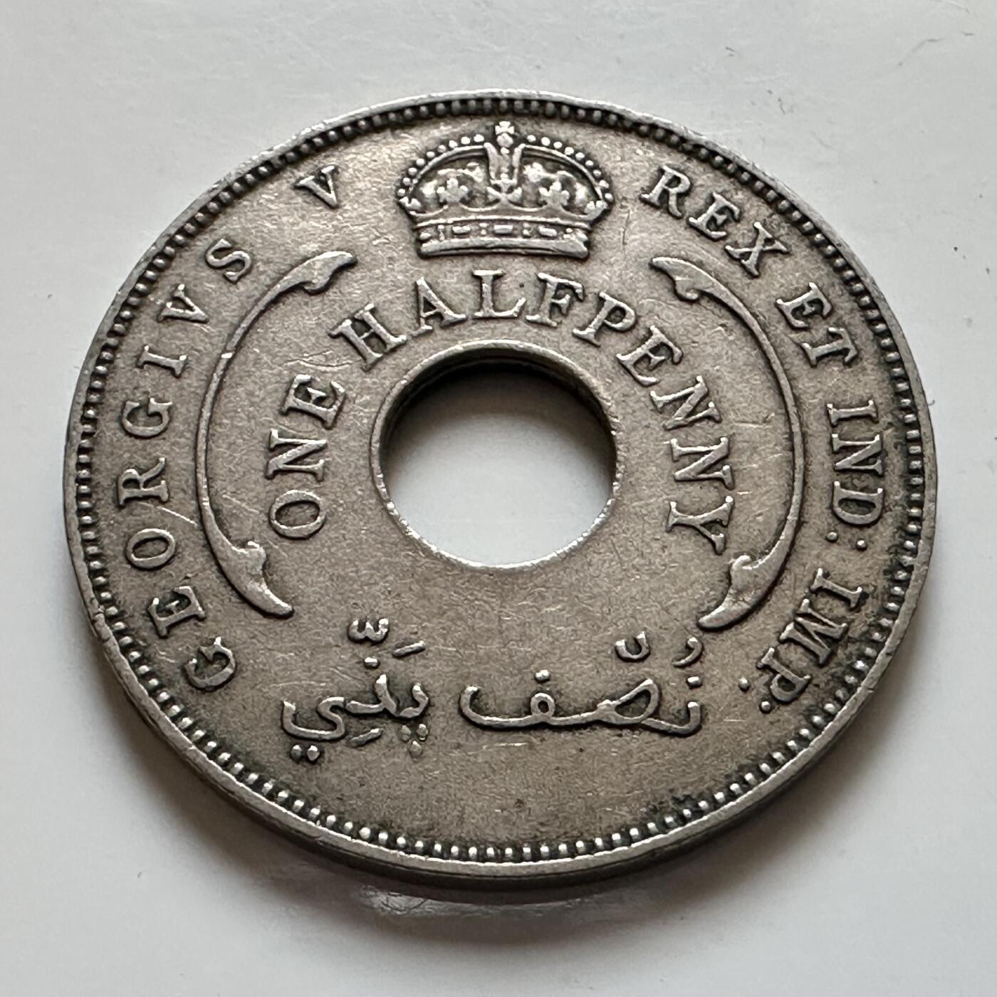 🌹外币初藏🌹🐯2025年第139场  每周二四六晚8️⃣点 接代拍 英属西非1932年半便士