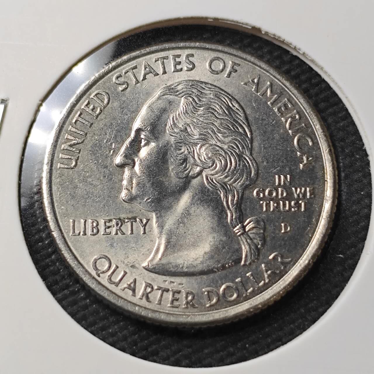 KK钱币收藏小铺 第377期  2月预留时间 周末发货  美国25分纪念币