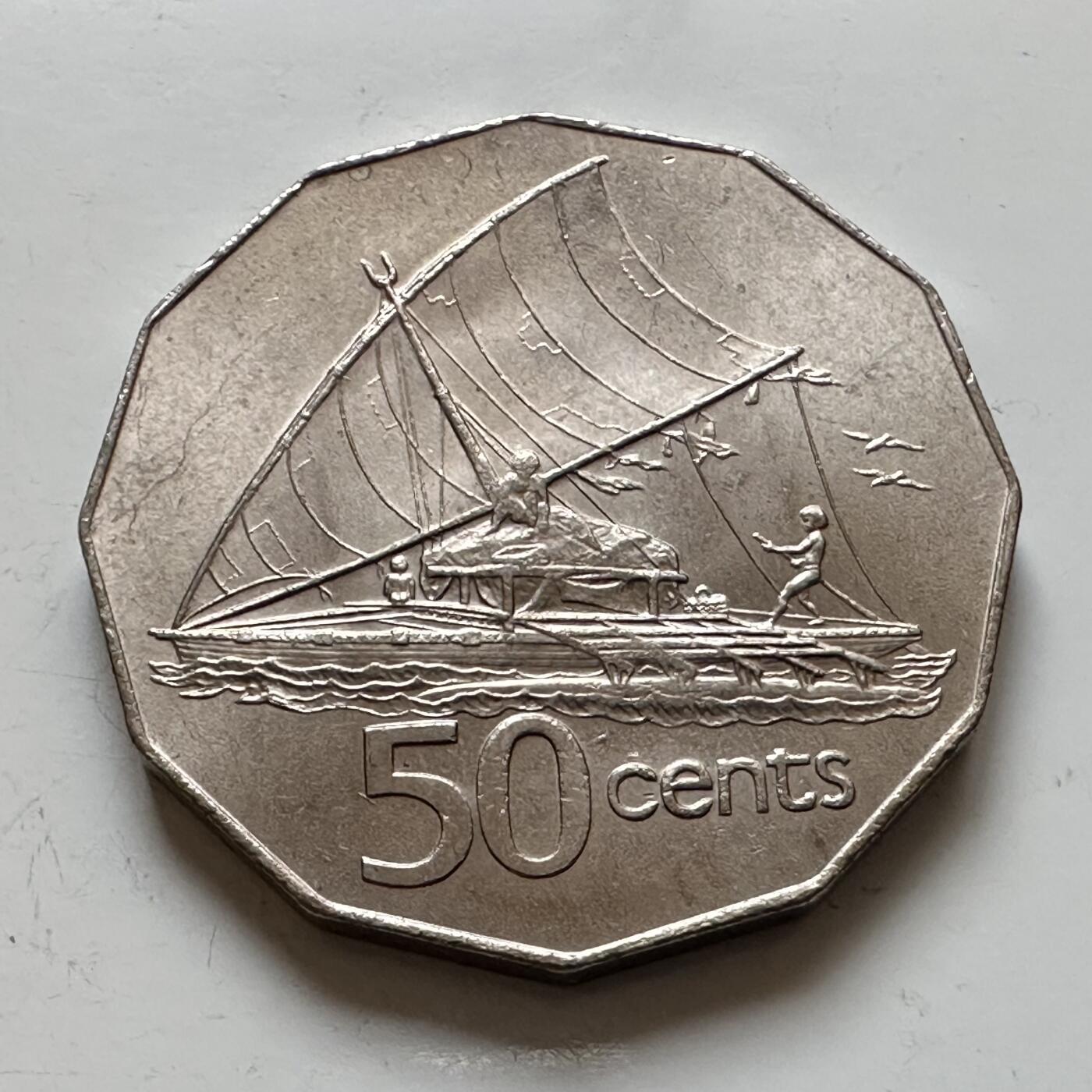 🌹外币初藏🌹🐯2025年第139场  每周二四六晚8️⃣点 接代拍 斐济1976年50分