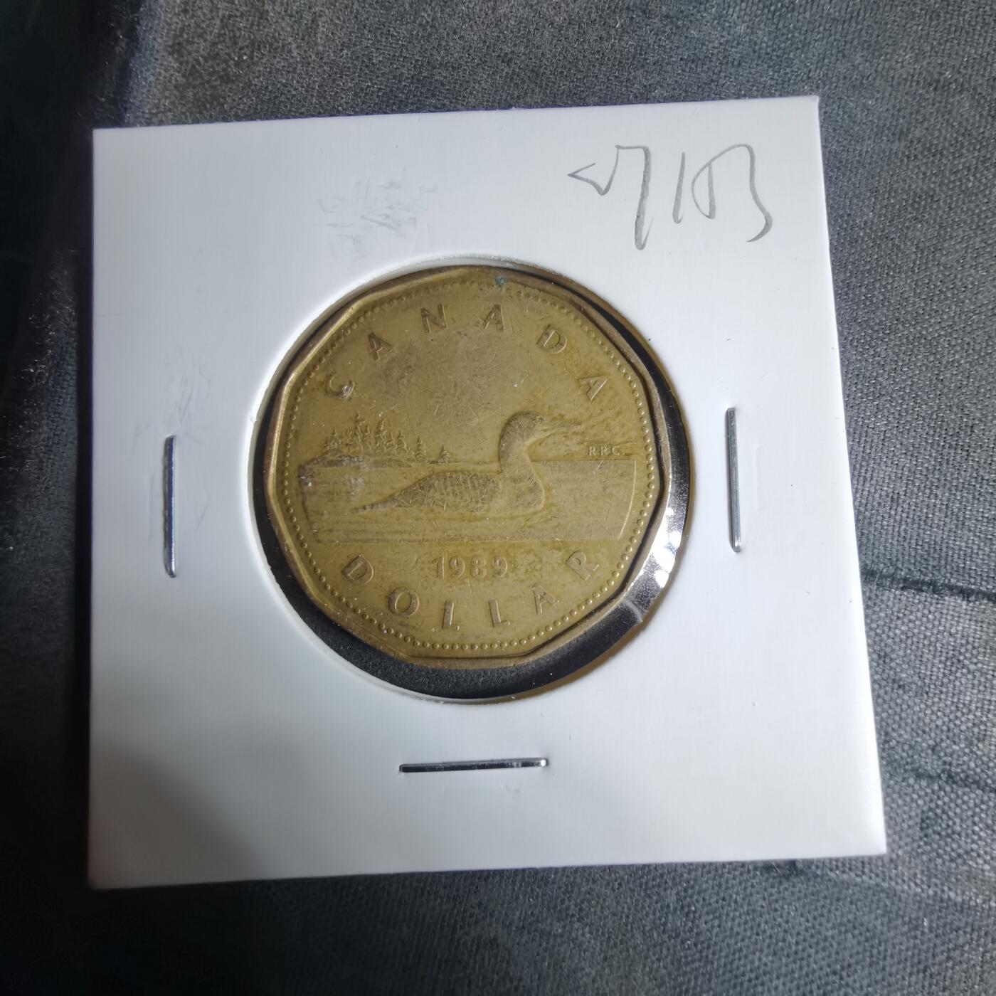 沼泽如烟--第927场 加拿大1989年一元