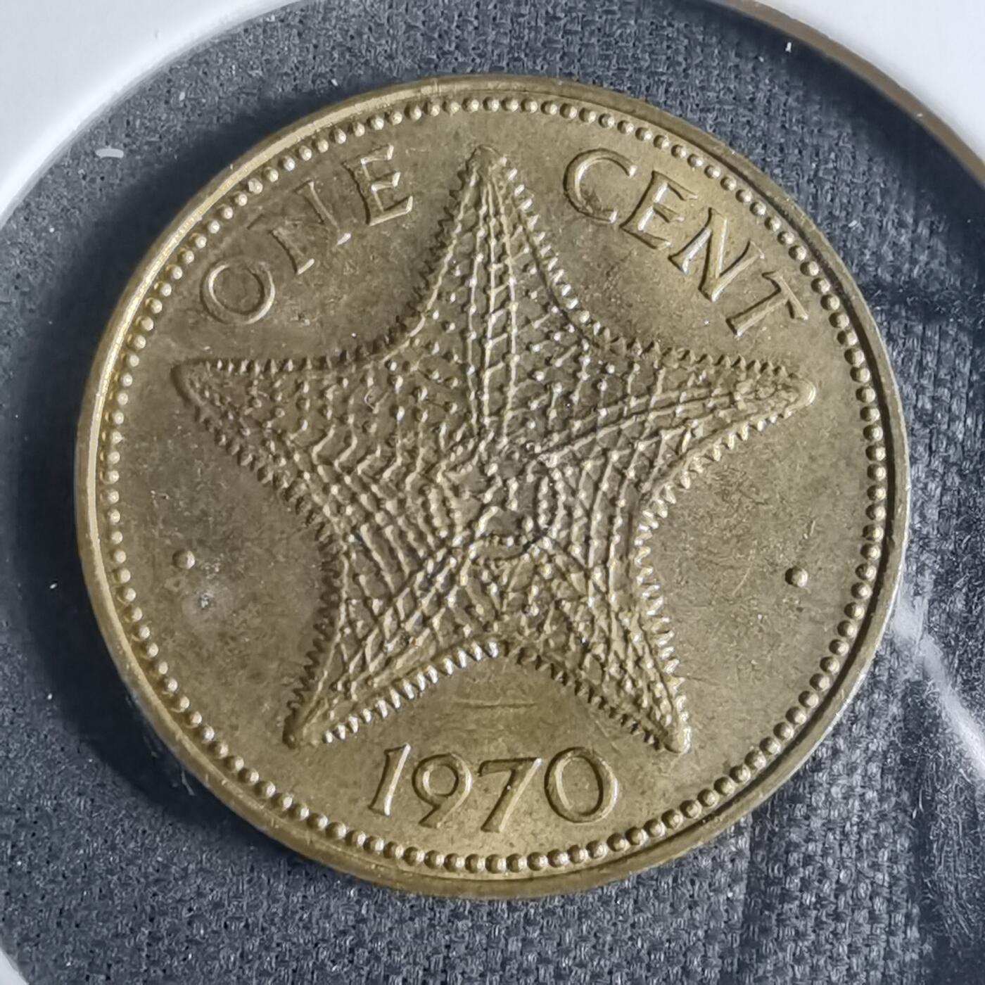 沼泽如烟--第927场 巴哈马1970年一分