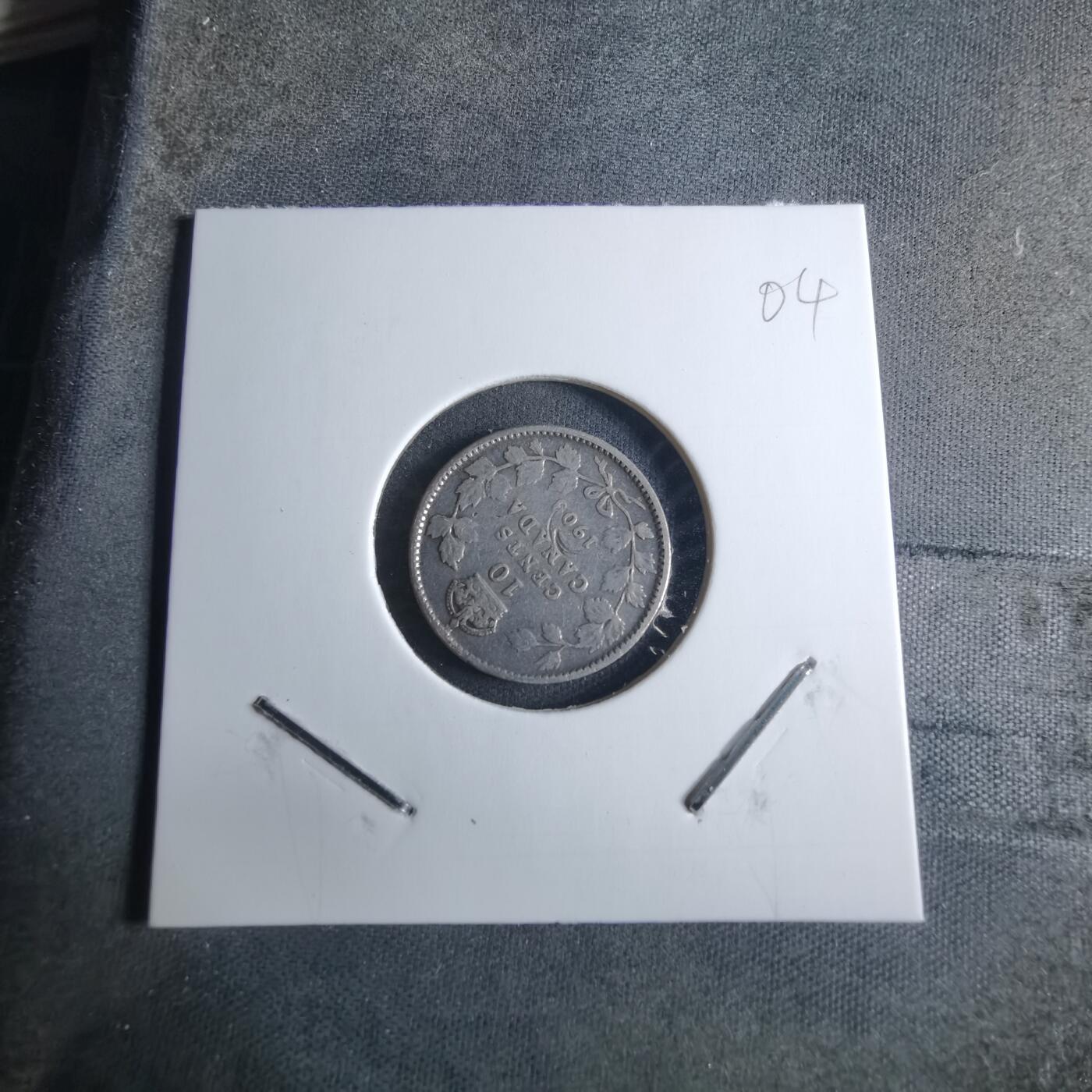 沼泽如烟--第926场 加拿大1903年十分银币