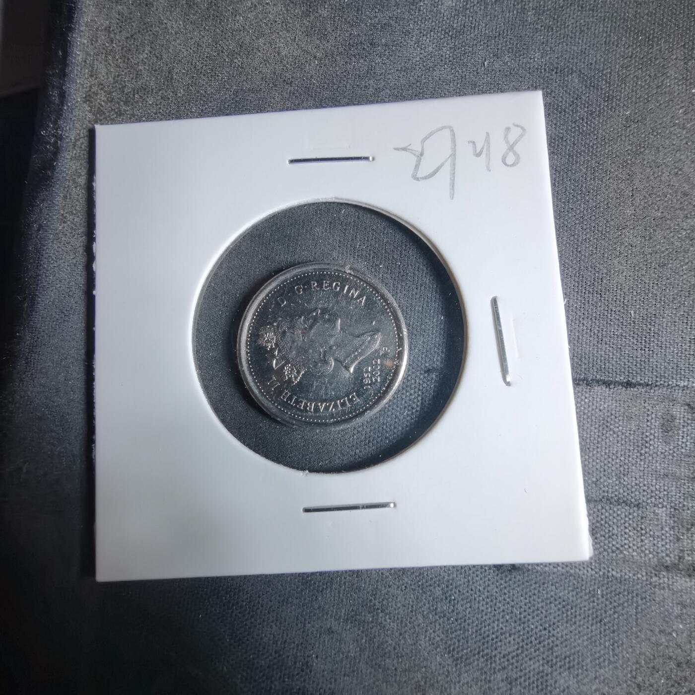 沼泽如烟--第927场 加拿大2002年十分纪念币