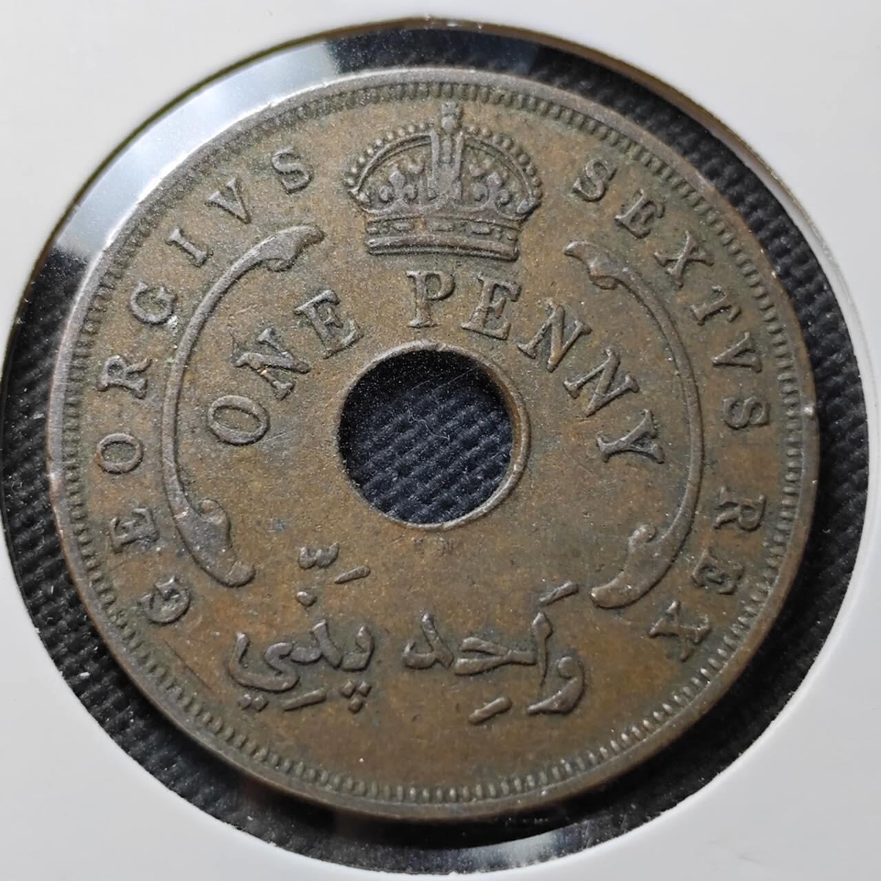 KK钱币收藏小铺 第376期  2月预留时间 周末发货  1952法属西非1便士铜币