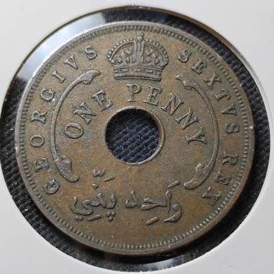 KK钱币收藏小铺 第376期  2月预留时间 周末发货 -  1952法属西非1便士铜币