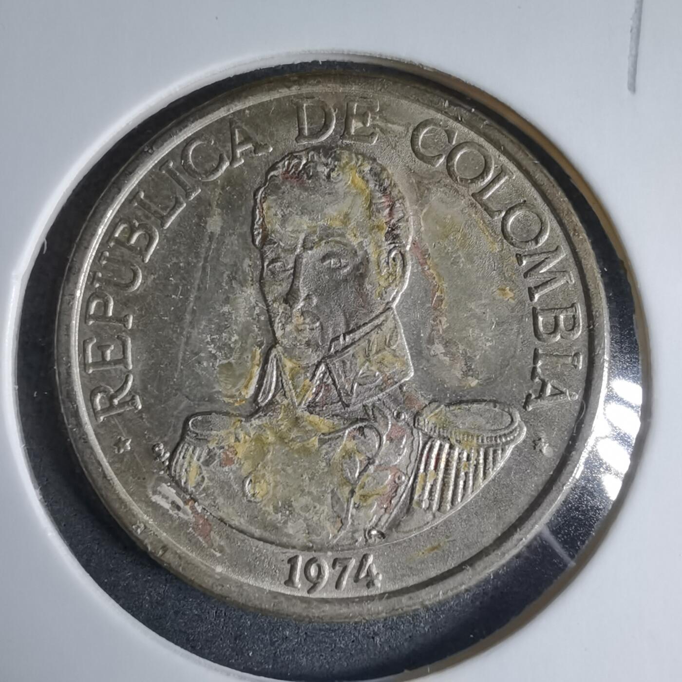 沼泽如烟--第927场 哥伦比亚1974年1比索