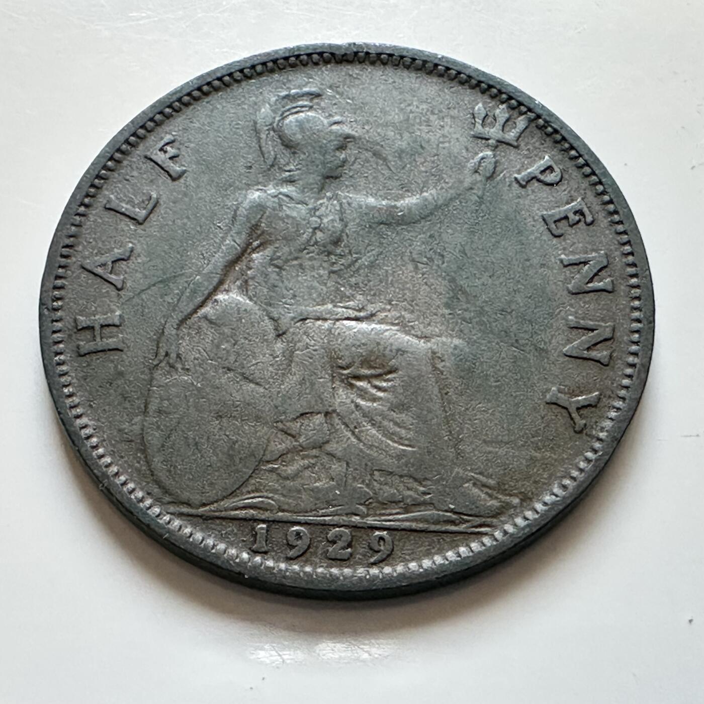 🌹外币初藏🌹🐯2025年第139场  每周二四六晚8️⃣点 接代拍 英国1929年半便士