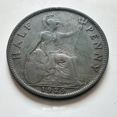 🌹外币初藏🌹🐯2025年第139场  每周二四六晚8️⃣点 接代拍 - 英国1929年半便士