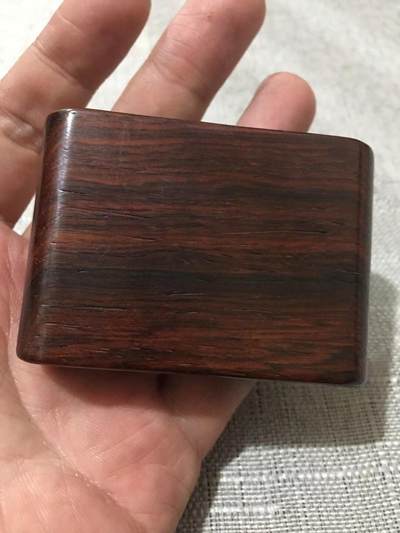 民国下卷红木座，摆设小精品，包浆好，造型漂亮，见图示 - 民国下卷红木座，摆设小精品，包浆好，造型漂亮，见图示