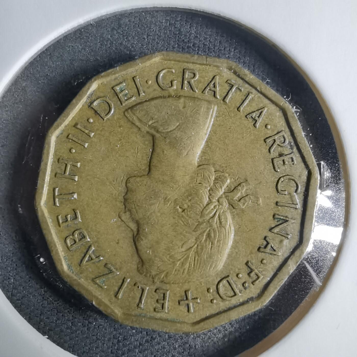 沼泽如烟--第927场 英国1962年3便士