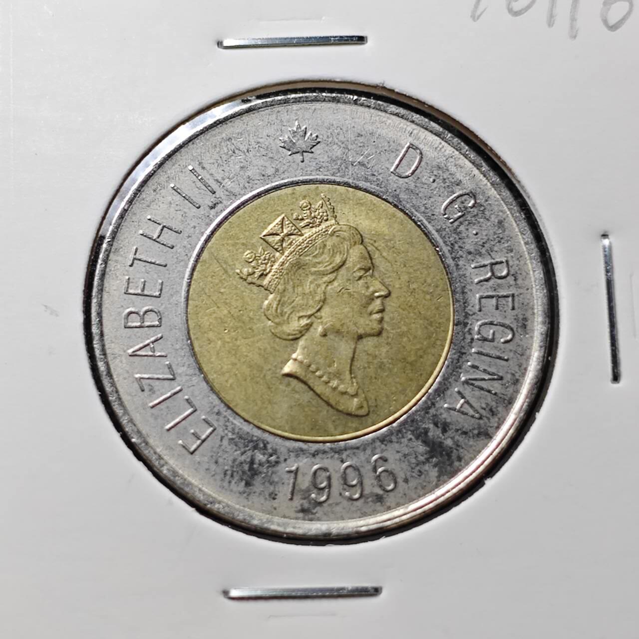 KK钱币收藏小铺 第376期  2月预留时间 周末发货  加拿大2元双色币