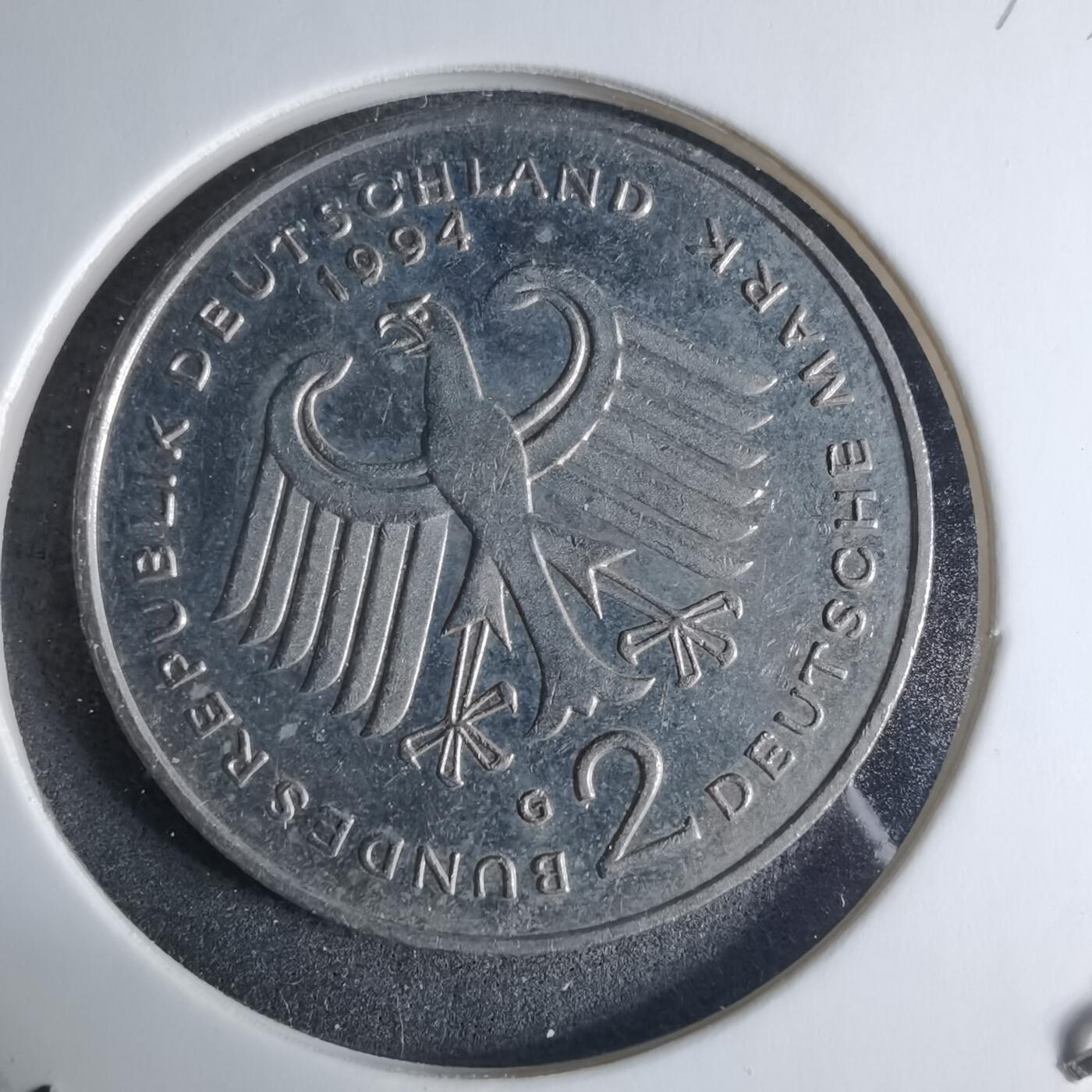 沼泽如烟--第926场 德国1994年2马克