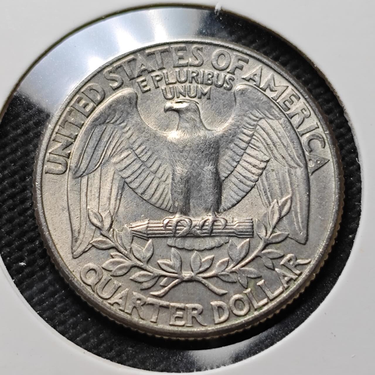 KK钱币收藏小铺 第376期  2月预留时间 周末发货 1977 美国25分 好品