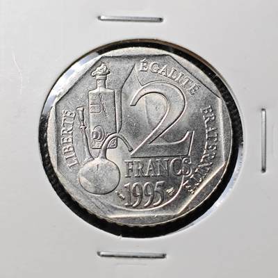 KK钱币收藏小铺 第376期  2月预留时间 周末发货 -  1995法国2法郎纪念币