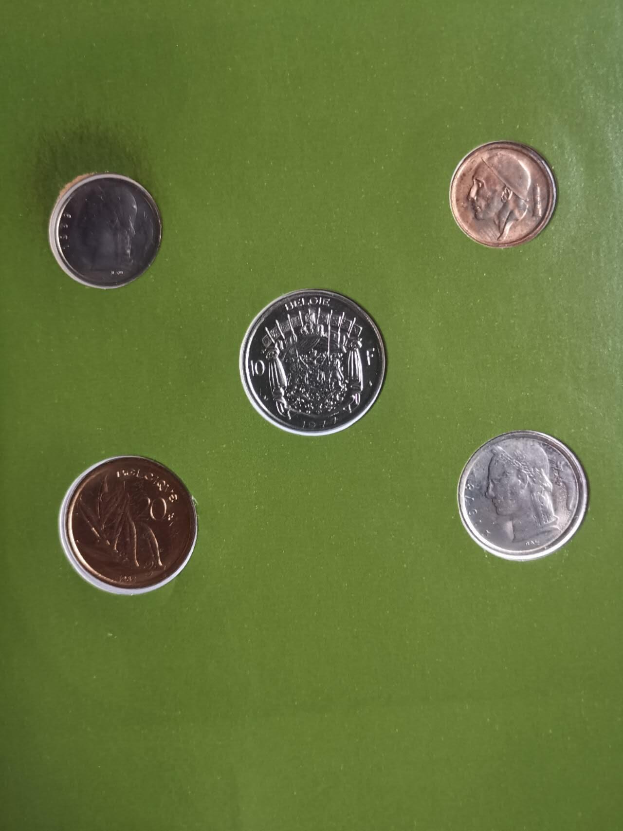 巨藏钱币第七期硬币场12月12号20点开拍 比利时富兰克林邮币卡封装套币