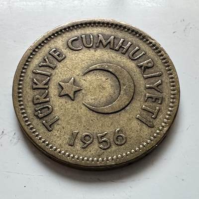 🌹外币初藏🌹🐯2025年第139场  每周二四六晚8️⃣点 接代拍 - 土耳其1956年五库鲁