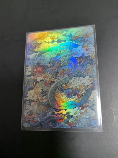 卡牌限时026期专场（20日晚22点截拍） - 小花瓣-同好会一周年龙卡彩闪一张