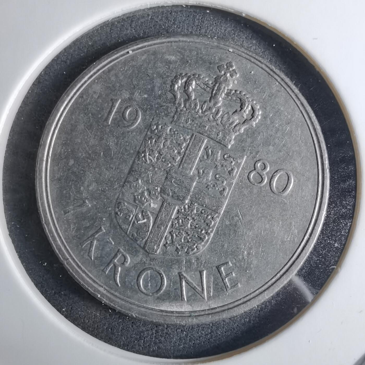 沼泽如烟--第926场 丹麦1980年1克朗