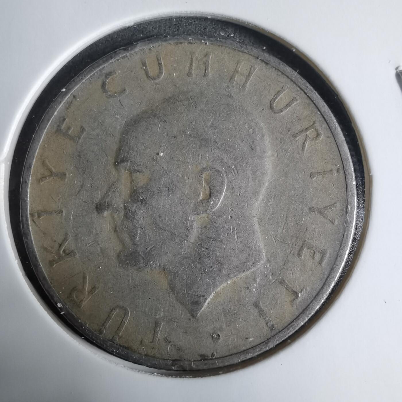 沼泽如烟--第927场 土耳其1957年1里拉