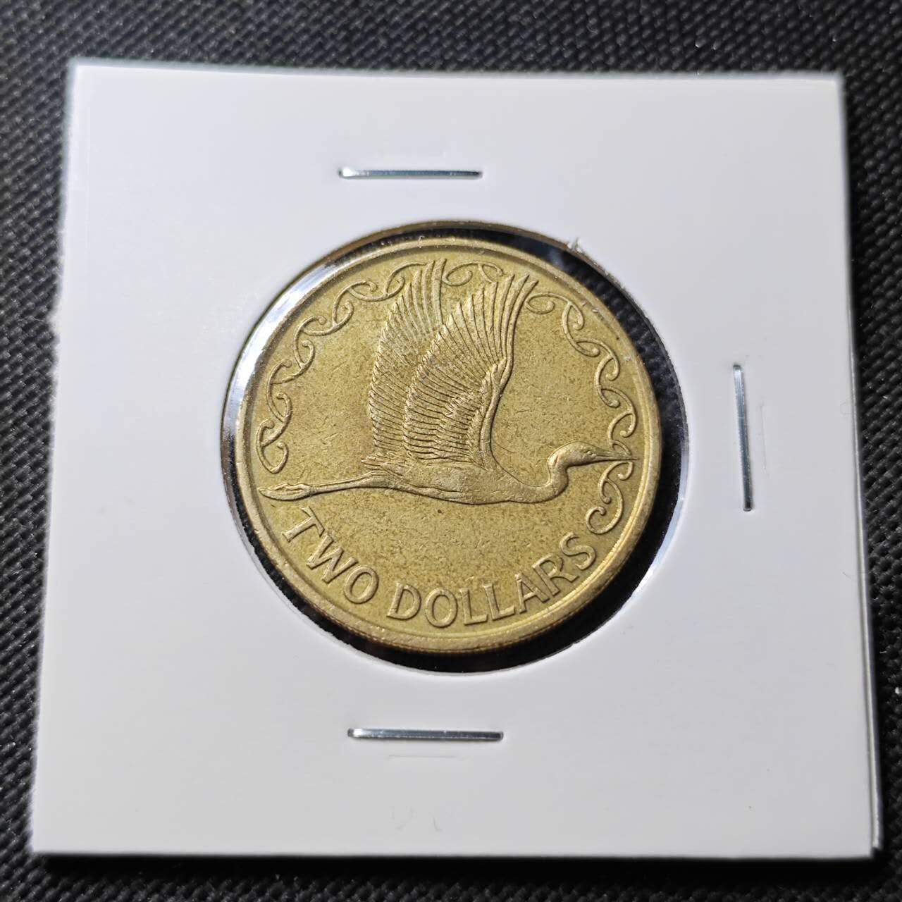 KK钱币收藏小铺 第376期  2月预留时间 周末发货  新西兰2元