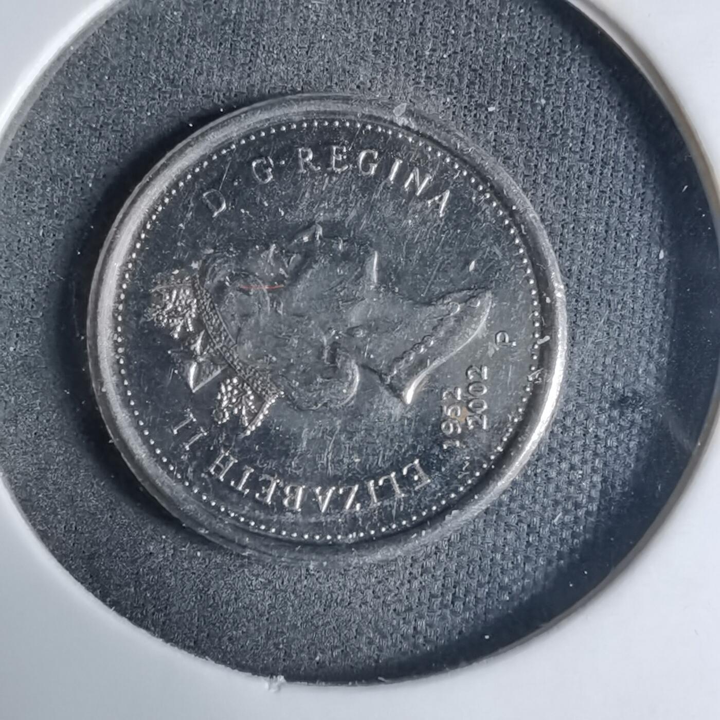 沼泽如烟--第927场 加拿大2002年十分纪念币