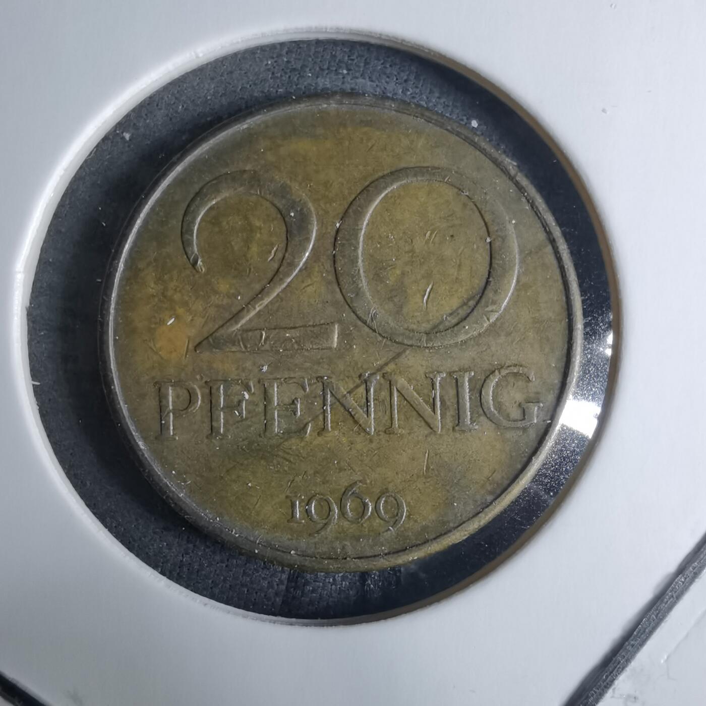 沼泽如烟--第926场 东德1969年20芬尼