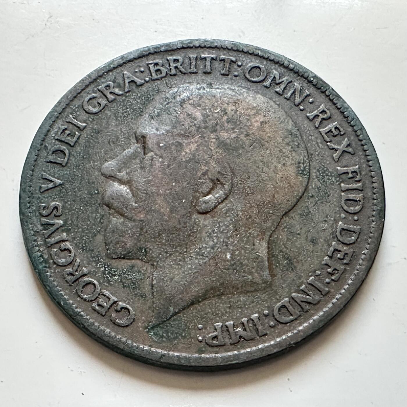 🌹外币初藏🌹🐯2025年第139场  每周二四六晚8️⃣点 接代拍 英国1918年一便士