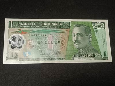 【游宝拍卖】乙巳蛇年93期 周四集拍 - 危地马拉-1格查尔【2012年 全新UNC】