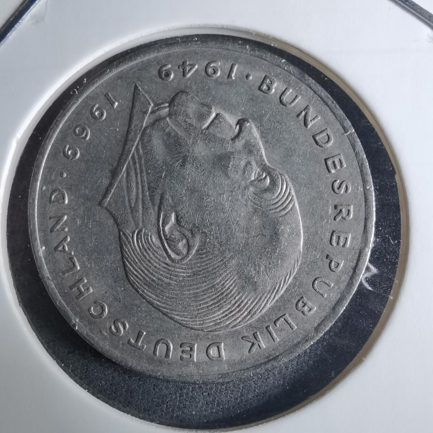 沼泽如烟--第926场 德国1969年2马克