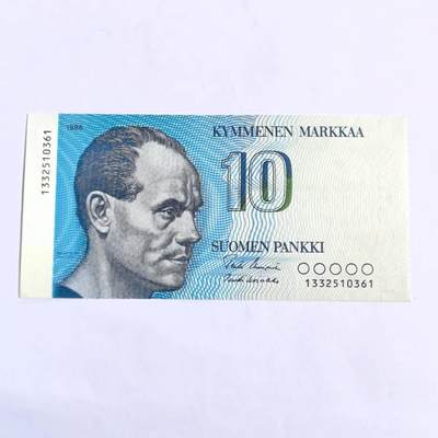 各国外币第102期 无佣金 - 芬兰10马克 全新