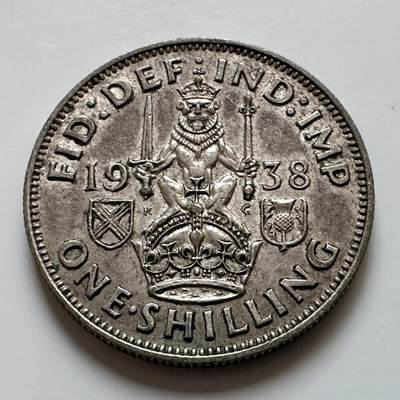 🌹外币初藏🌹🐯2025年第139场  每周二四六晚8️⃣点 接代拍 - 英国1938年一先令银币