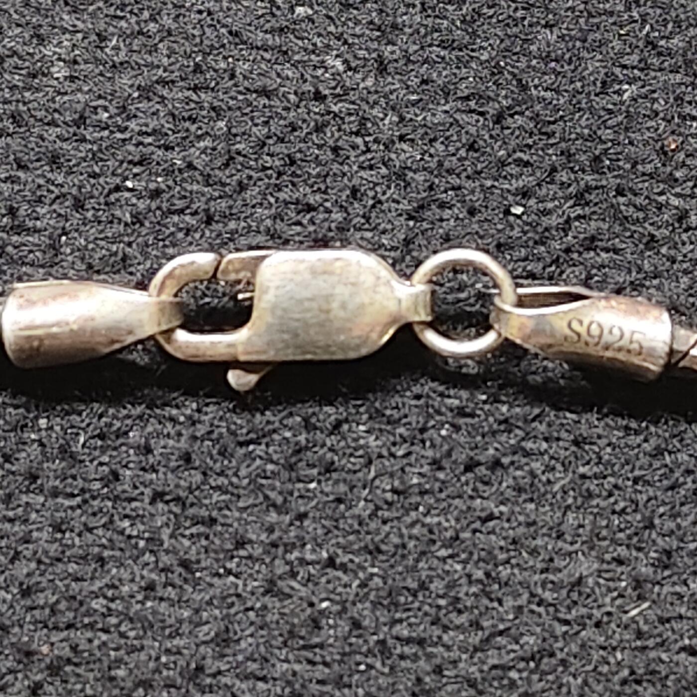 【全场包邮】纯粹捡漏拍485场（免费代拍第22场） 【杂件】银饰品18.73克一组-含925银链3条+银蛙指环1个+银珠2个