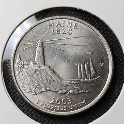 KK钱币收藏小铺 第376期  2月预留时间 周末发货 -  美国25分纪念币 好品