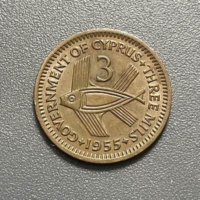 回流1215 - 塞浦路斯1955年3米尔 飞鱼