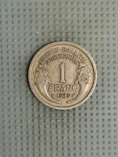 2025年第137场各国散币拍卖（总第137场） - 法国1939年1法郎