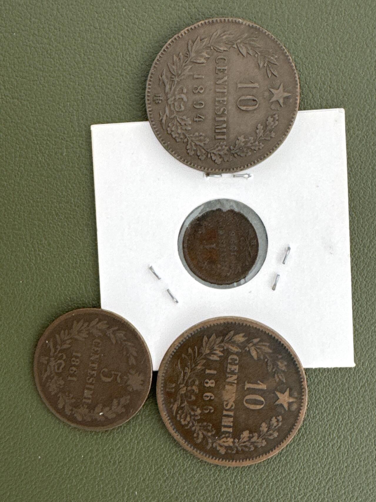 ❤️【币观天下】❤️ 第334期钱币拍卖- 2025.12.12周五晚上6点半场-长期征集拍品 意大利早期4枚铜币