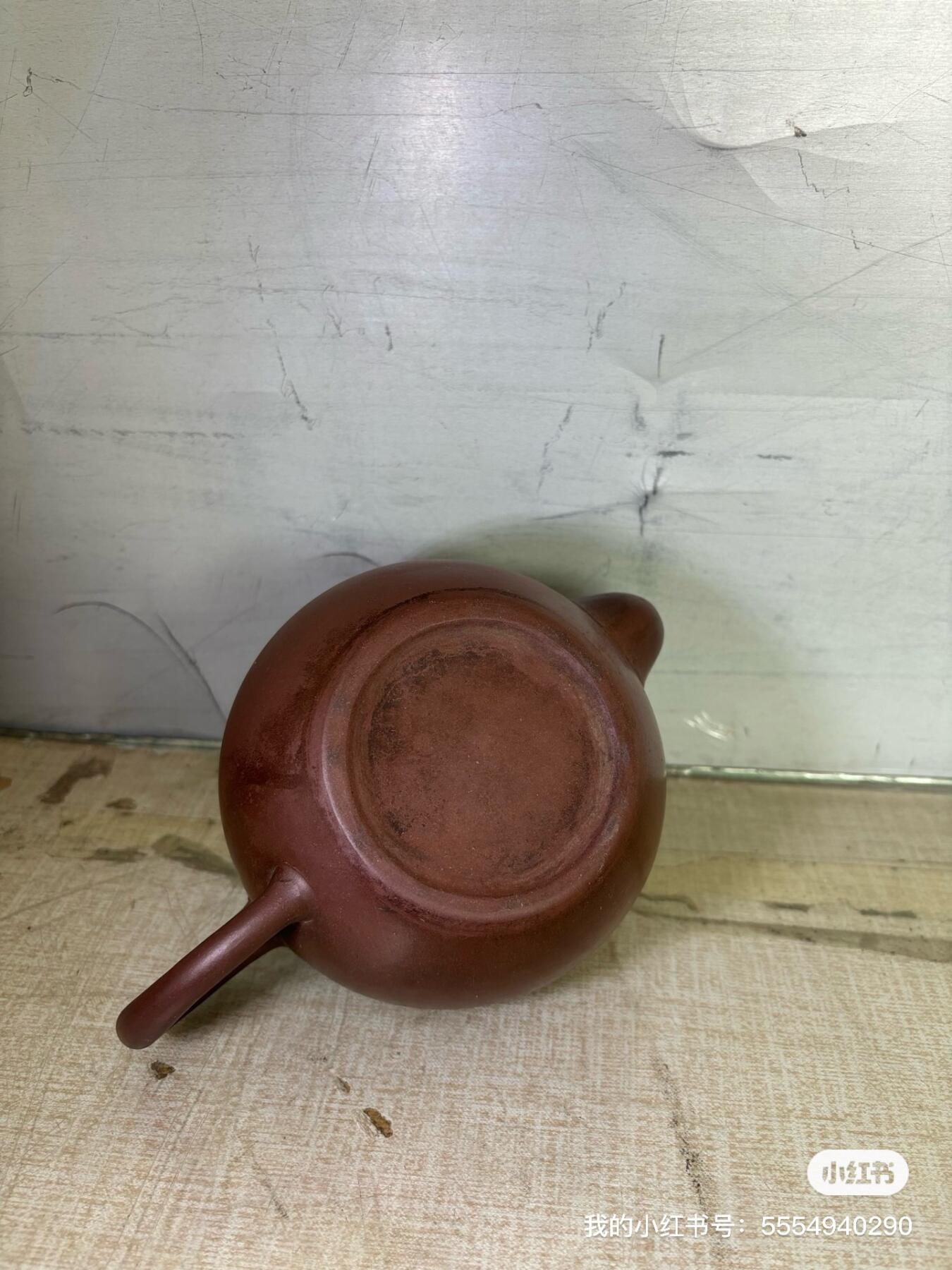 包老紫砂壶一把没有盖子其他完好