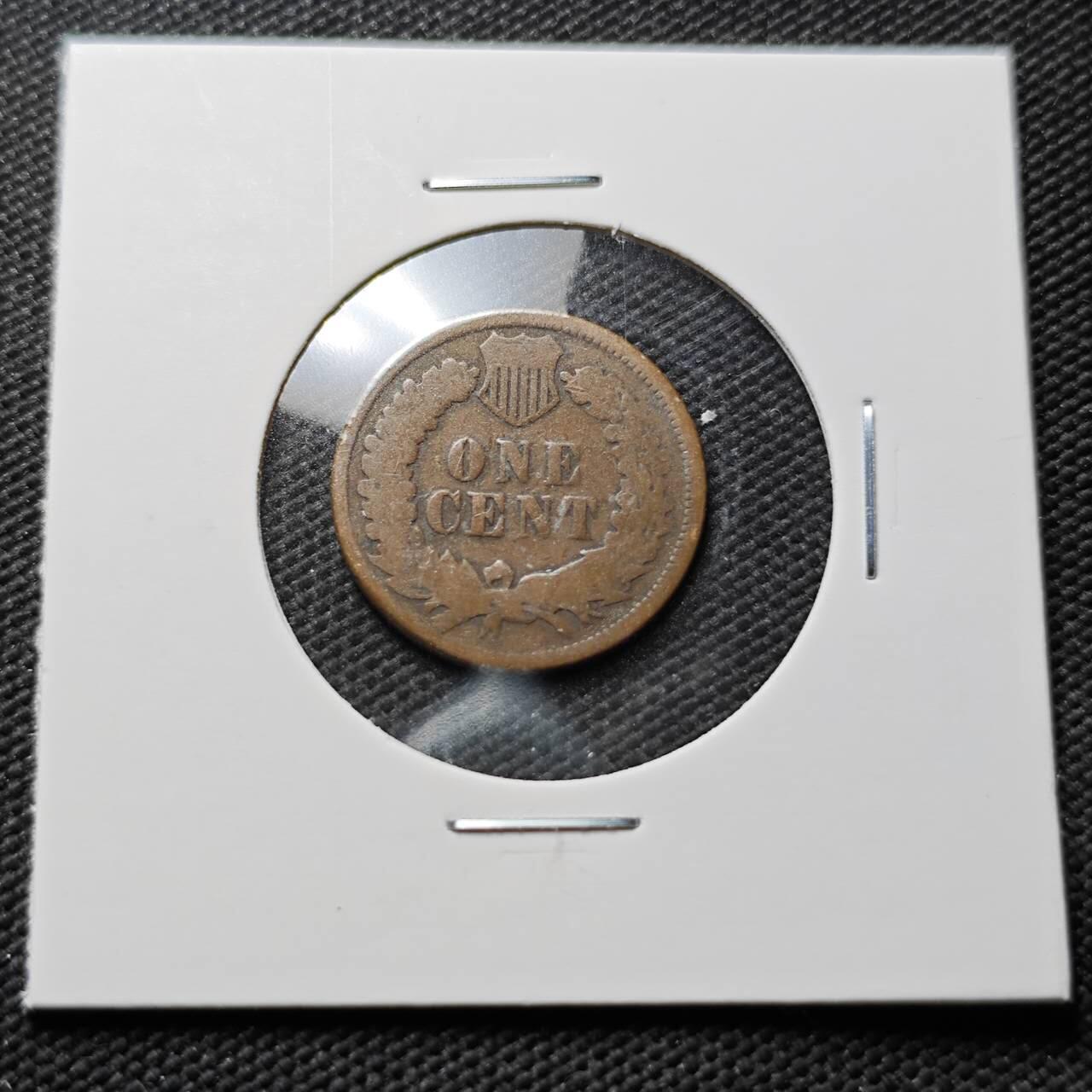 KK钱币收藏小铺 第376期  2月预留时间 周末发货  1880美国1分铜币