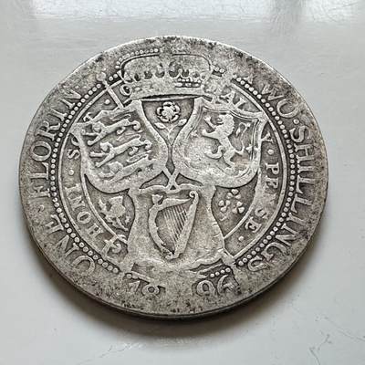 🌹外币初藏🌹🐯2025年第139场  每周二四六晚8️⃣点 接代拍 - 英国1896年两先令银币