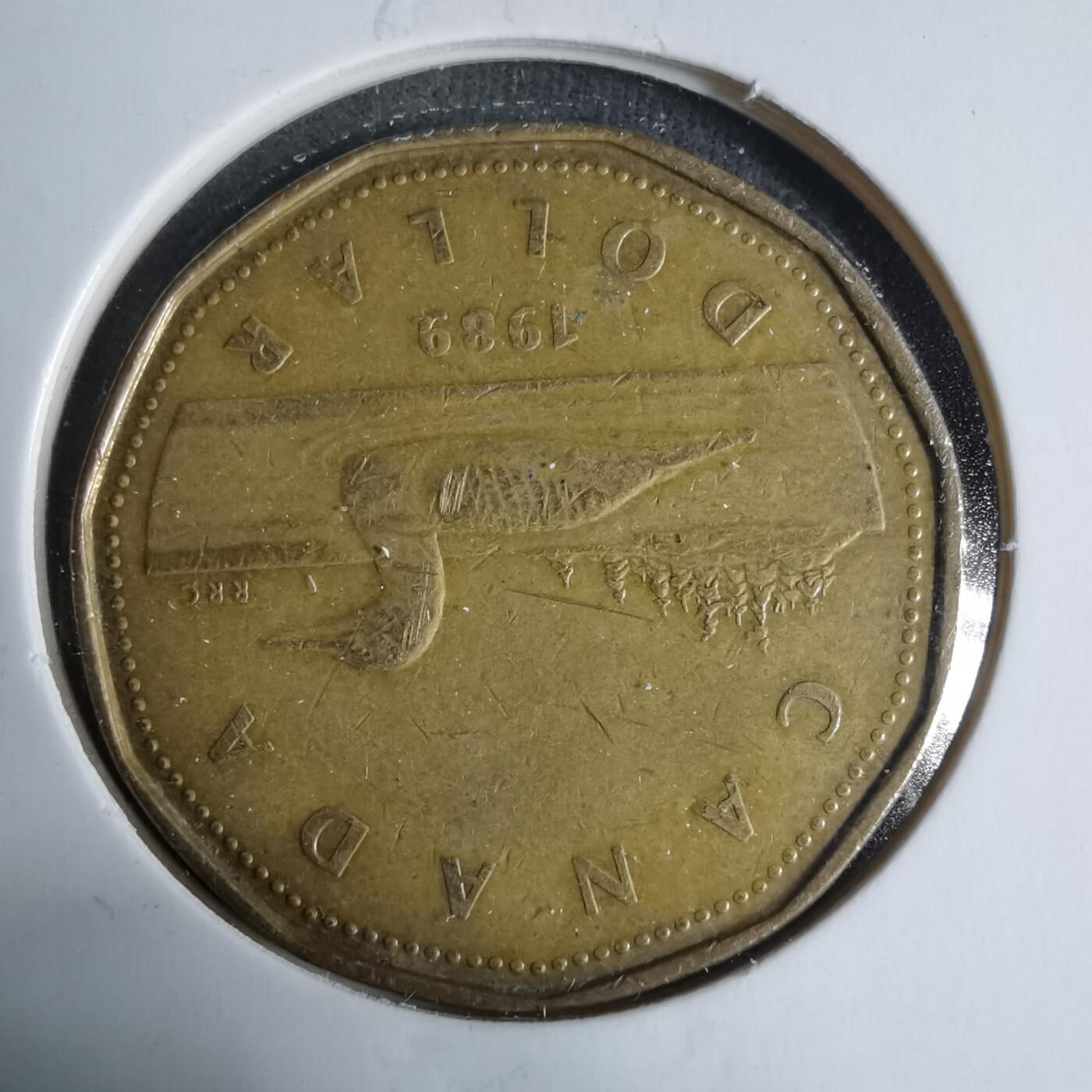 沼泽如烟--第927场 加拿大1989年一元