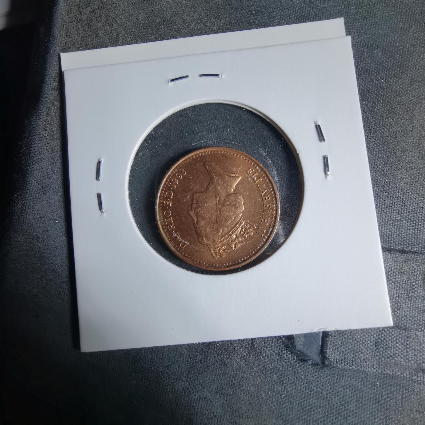 沼泽如烟--第927场 英国1993年1便士