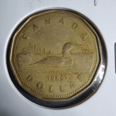 沼泽如烟--第927场 - 加拿大1989年一元